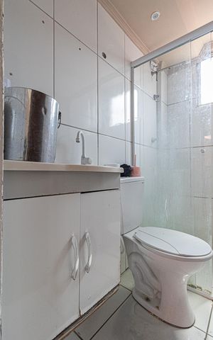 Apartamento para alugar com 49m², 2 quartos e 1 vaga Apartamento para alugar com 49m², 2 quartos e 1 vagaBanheiro