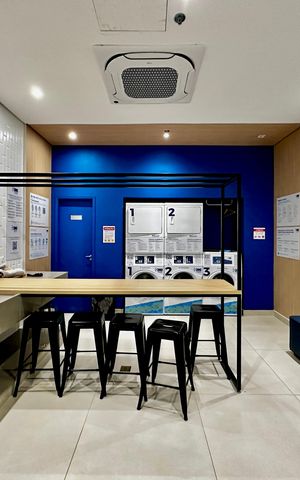 Studio para alugar com 33m², 1 quarto e sem vaga Studio para alugar com 33m², 1 quarto e sem vagaLavanderia