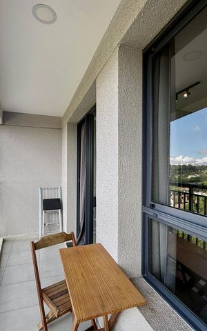 Studio para alugar com 33m², 1 quarto e sem vaga Studio para alugar com 33m², 1 quarto e sem vagaSacada