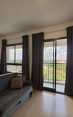 Studio para alugar com 33m², 1 quarto e sem vaga Studio para alugar com 33m², 1 quarto e sem vagaSala