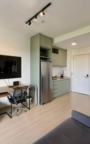 Studio para alugar com 33m², 1 quarto e sem vaga Studio para alugar com 33m², 1 quarto e sem vagaSala