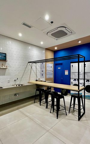 Studio para alugar com 33m², 1 quarto e sem vaga Studio para alugar com 33m², 1 quarto e sem vagaLavanderia