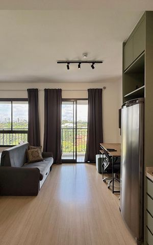 Studio para alugar com 33m², 1 quarto e sem vaga Studio para alugar com 33m², 1 quarto e sem vagaCozinha