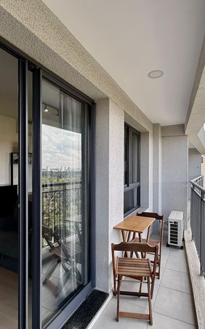 Studio para alugar com 33m², 1 quarto e sem vaga Studio para alugar com 33m², 1 quarto e sem vagaSacada