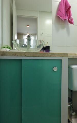 Apartamento à venda com 73m², 2 quartos e 1 vagaBanheiro da Suíte