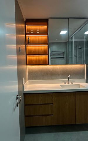 Apartamento para alugar com 123m², 3 quartos e 2 vagasBanheiro da Suíte 2