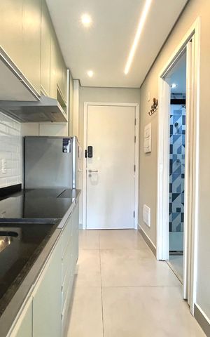 Studio à venda com 25m², 1 quarto e sem vagaCozinha