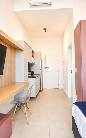 Studio para alugar com 25m², 1 quarto e sem vaga Studio para alugar com 25m², 1 quarto e sem vagaStudio