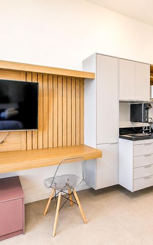 Studio para alugar com 25m², 1 quarto e sem vaga Studio para alugar com 25m², 1 quarto e sem vagaStudio