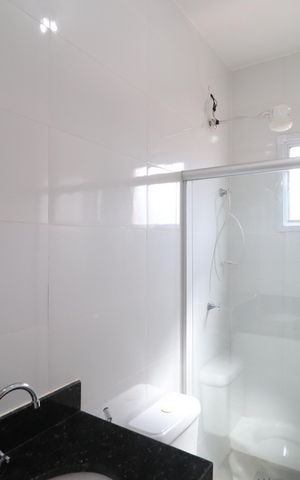 Apartamento para alugar com 56m², 2 quartos e 1 vagaBanheiro do Quarto 1 e Social