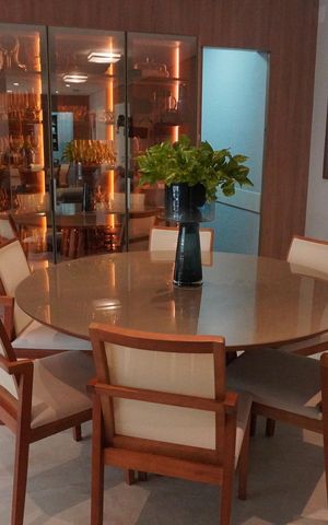 Apartamento à venda com 123m², 3 quartos e 2 vagasSala de Jantar