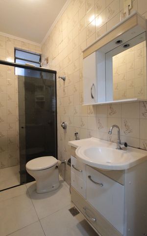 Casa de condomínio à venda com 78m², 2 quartos e 1 vagaBanheiro Social