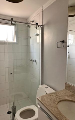 Apartamento para alugar com 160m², 3 quartos e 2 vagas Apartamento para alugar com 160m², 3 quartos e 2 vagasBanheiro da Suíte 3