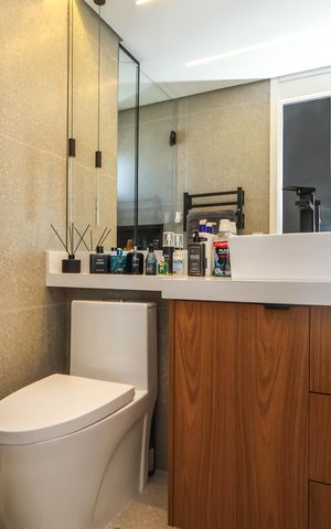 Apartamento à venda com 55m², 2 quartos e 1 vagaBanheiro