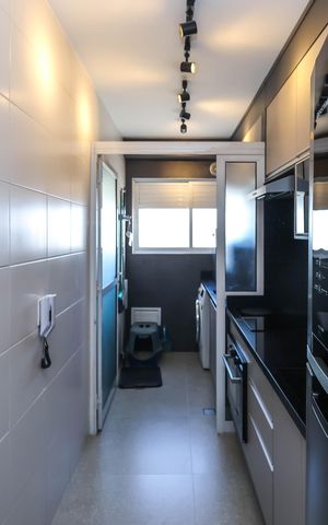 Apartamento à venda com 55m², 2 quartos e 1 vagaCozinha e Área de Serviço