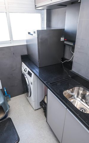Apartamento à venda com 55m², 2 quartos e 1 vagaCozinha e Área de Serviço