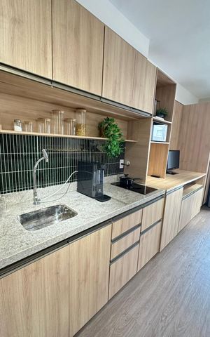 Studio para alugar com 25m², 1 quarto e sem vagaCozinha