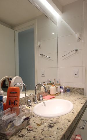Apartamento à venda com 91m², 3 quartos e 1 vagaBanheiro social 