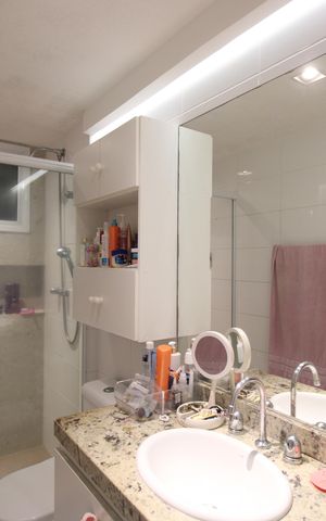 Apartamento à venda com 91m², 3 quartos e 1 vagaBanheiro social 