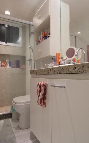 Apartamento à venda com 91m², 3 quartos e 1 vagaBanheiro social 