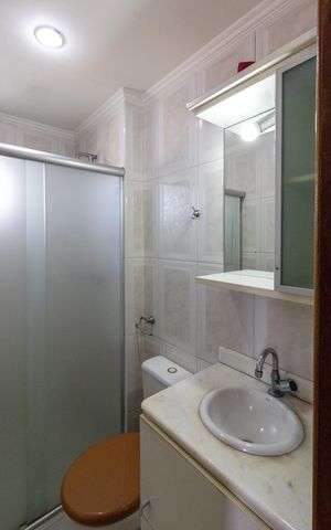 Apartamento para alugar com 68m², 3 quartos e 1 vagaBanheiro do Quarto 3 suíte