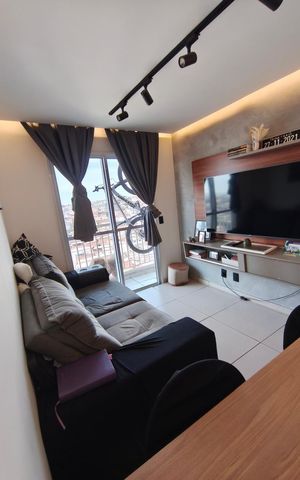 Apartamento à venda com 53m², 2 quartos e sem vaga Apartamento à venda com 53m², 2 quartos e sem vagaSala