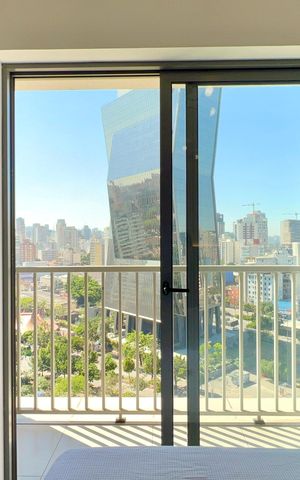 Studio para alugar com 28m², 1 quarto e sem vagaVaranda