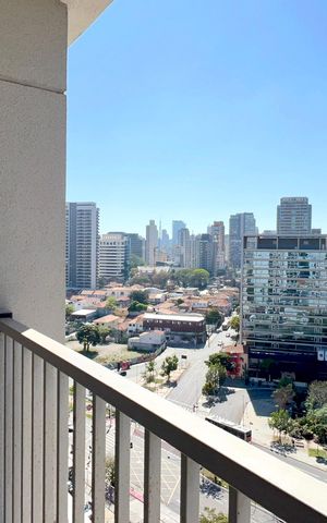 Studio para alugar com 28m², 1 quarto e sem vagaVaranda