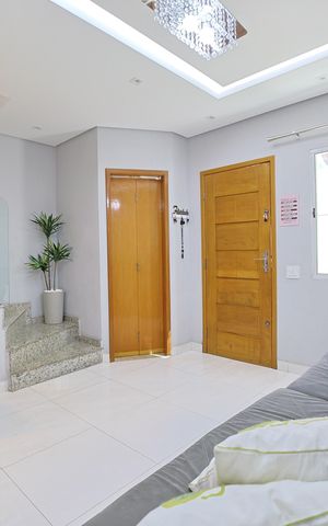Casa de condomínio à venda com 70m², 2 quartos e 1 vagaSala