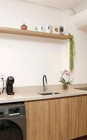 Studio à venda com 42m², 1 quarto e sem vagaStudio - Cozinha