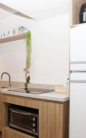 Studio à venda com 42m², 1 quarto e sem vagaStudio - Cozinha
