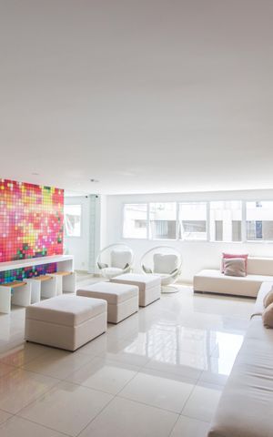 Apartamento para alugar com 122m², 2 quartos e 2 vagasÁrea comum - Salão de festas