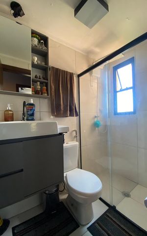 Apartamento para alugar com 52m², 2 quartos e 1 vagaBanheiro