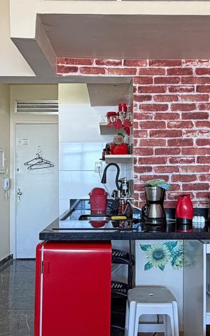 Studio para alugar com 30m², 1 quarto e sem vagaCozinha