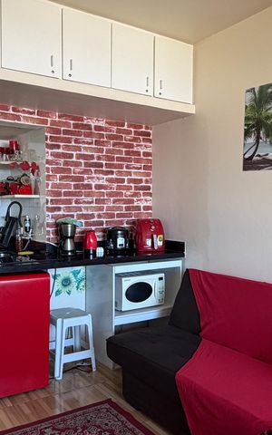 Studio para alugar com 30m², 1 quarto e sem vagaSala/Quarto