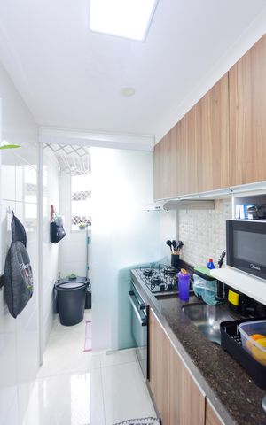 Apartamento à venda com 48m², 2 quartos e 1 vagaCozinha