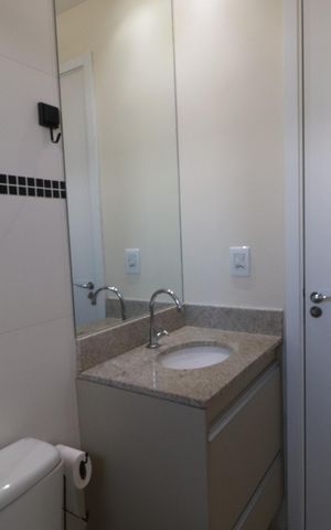 Apartamento para alugar com 62m², 2 quartos e 2 vagasBanheiro suite 