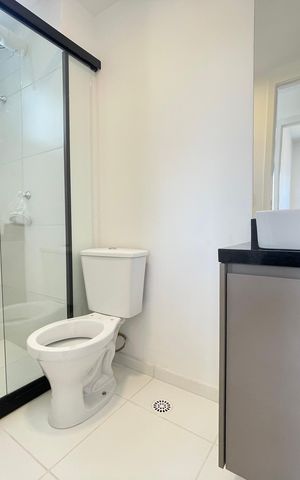 Apartamento para alugar com 39m², 1 quarto e sem vaga Apartamento para alugar com 39m², 1 quarto e sem vagaBanheiro