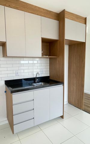 Apartamento para alugar com 37m², 1 quarto e sem vaga Apartamento para alugar com 37m², 1 quarto e sem vagaCozinha