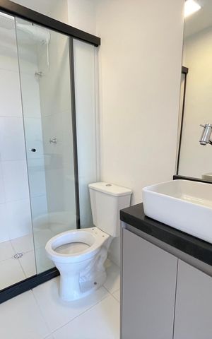 Apartamento para alugar com 31m², 1 quarto e sem vaga Apartamento para alugar com 31m², 1 quarto e sem vagaBanheiro