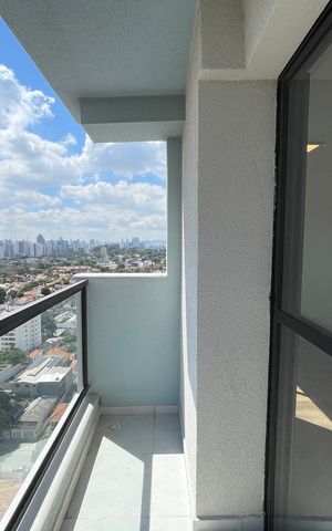 Apartamento para alugar com 34m², 1 quarto e sem vaga Apartamento para alugar com 34m², 1 quarto e sem vagaVaranda