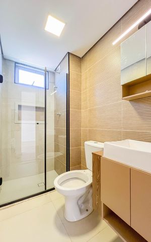 Apartamento à venda com 48m², 2 quartos e 1 vaga Apartamento à venda com 48m², 2 quartos e 1 vagaBanheiro