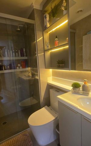 Apartamento à venda com 62m², 3 quartos e 1 vaga Apartamento à venda com 62m², 3 quartos e 1 vagaBanheiro