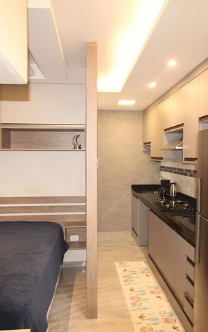 Studio à venda com 26m², 1 quarto e sem vagaStudio