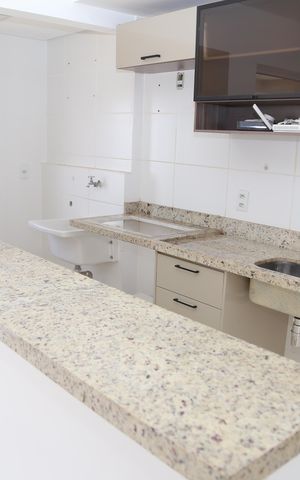 Apartamento para alugar com 60m², 2 quartos e 1 vagaCozinha americana