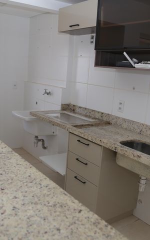 Apartamento para alugar com 60m², 2 quartos e 1 vagaCozinha americana