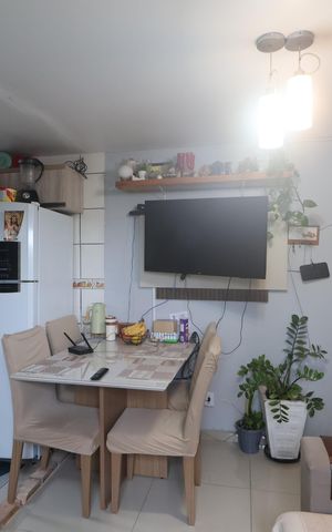 Apartamento à venda com 41m², 2 quartos e 1 vagaSala