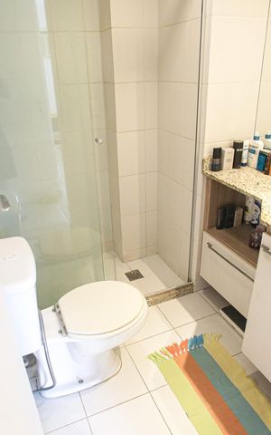 Apartamento para alugar com 64m², 2 quartos e 1 vagaBanheiro da Suíte