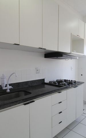 Apartamento para alugar com 47m², 2 quartos e 1 vagaCozinha - Armários