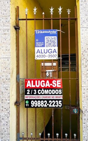 Casa para alugar com 30m², 1 quarto e sem vaga Casa para alugar com 30m², 1 quarto e sem vagaPlaquinha instalada dia 02 de setembro de 2026 código da plaquinha BUJV-314